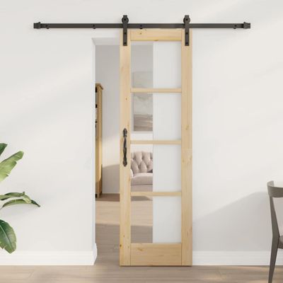 vidaXL Posuvné dvere ORKDAL Prírodná 61 x 198,5 cm