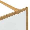 vidaXL Stena walk-in sprchy Zlatá 80 x 195 cm tvrdené sklo