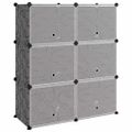 vidaXL Stojan na topánky čierny 84,5x31x93,5 cm PP