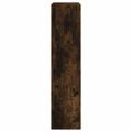 vidaXL Botník dymový dub 60x21x87,5 cm kompozitné drevo