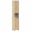 vidaXL Sada kúpeľňového nábytku TULUM 5 ks Sonoma dub 60 x 34 x 63 cm