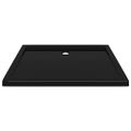 vidaXL Obdĺžniková sprchová vanička z ABS čierna 70x90 cm