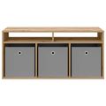 vidaXL Nízka skriňa 102 x 32 x 48,5 cm Remeselný dub