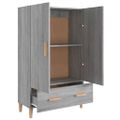 vidaXL Vysoká skrinka sivý dub sonoma 70x31x115 cm spracované drevo