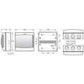 Rozvaděč SolarBOX FAMATEL fr003L T1+T2 (1000V DC) pro 1 string IP65 certifikovaný