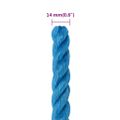 vidaXL Pracovné lano modré 14 mm 25 m polypropylén