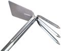Záhradná motyčka s kypričom, dĺžka 290 mm, ergonomická rukoväť SIXTOL