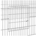 vidaXL 5-panelová klietka pre králiky 541x109x54 cm pozinkované železo