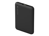 Power banka - 10000 mAh - 20 Watt - Apple 2.4A, PD/PPS, Apple Fast Charge, QC 3.0 - 2 výstupné konektory (USB-C, USB typ A) - na kábli: USB-C - čierna