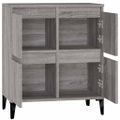 vidaXL Komoda sivý dub sonoma 60x35x70 cm spracované drevo
