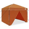vidaXL Prístreškový stan 243 x 243 x 251 cm Oranžová látka
