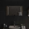 vidaXL LED kúpeľňové zrkadlo 60x40 cm