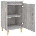 vidaXL Nočné stolíky 2 ks sivé sonoma 40x35x70 cm spracované drevo