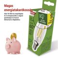 LED žiarovka Filament sviečka A CLASS / E14 / 3,8 W (60 W) / 806 lm / neutrálna biela