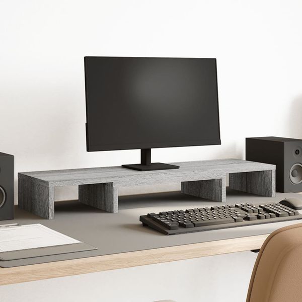 vidaXL Podstavec pod monitor 80x24x10,5 cm kompozitné drevo