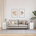 vidaXL Príručné stolíky 2 ks biele 50x30x50 cm kompozitné drevo