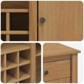 vidaXL Kuchynský ostrovný set 2 ks PANAMA Medový vosk 112 x 77 x 90 cm