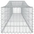 vidaXL Oblúkový gabionový kôš 20 ks 400x50x40/60 cm pozinkované železo