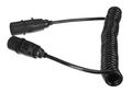 Propojovací spirálový kábel 7pin typ N TRAILER CABLE 11, plastová zástrčka, 24V, 3,5 m SIXTOL