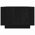 vidaXL Konferenčný stolík čierny 110x50x33,5 cm borovicový masív