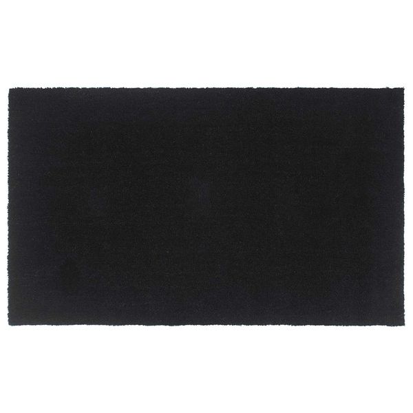 vidaXL Rohožka čierna 90x150 cm všívané kokosové vlákno