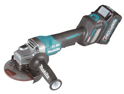 Makita akumulátorová úhlová brúska s reguláciou 125 mm Li-ion XGT 40V/4,0Ah