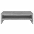 vidaXL Stojan na monitor sivý dub sonoma 42x24x13 cm spracované drevo