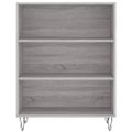 vidaXL Vysoká skrinka sivý dub sonoma 69,5x34x180 cm spracované drevo