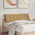 vidaXL Poduška na chrbát Hnedá 160 x 50 cm Kordúrová tkanina