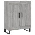 vidaXL Vysoká skrinka sivý dub sonoma 69,5x34x180 cm spracované drevo