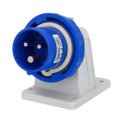 Přípojka zásuvková 14250 IP67/230V/16A/3P 6h, uhol 90° - SpeedPRO