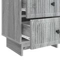 vidaXL Nočný stolík Sivá sonoma 43 x 34,5 x 47,5 cm Kompozitné drevo