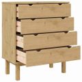 vidaXL Skrinka so zásuvkami OTTA 76,5x39,5x90 cm, borovica