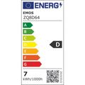 LED žiarovka GU10 7W MR16, studená biela, EMOS ZQ8D64