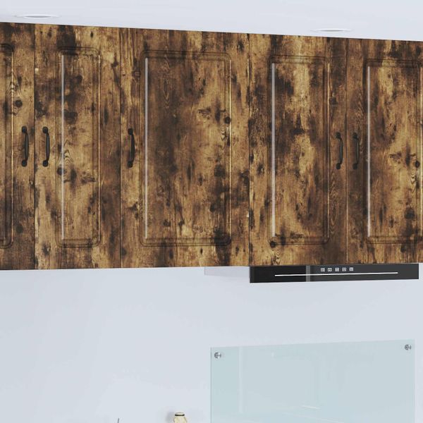 vidaXL Dvierka na umývačku Kalmar Dymová dub 50 x 31 x 80 cm