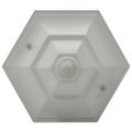 vidaXL Záhradné stĺpové lampy 6 ks E27 110 cm hliníkové biele
