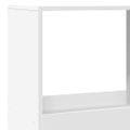 vidaXL Deliaca stena biela 100x33x175 cm kompozitné drevo