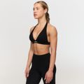 Športová podprsenka Halter Fierce Black - GymBeam, veľkosť M