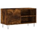 vidaXL Skrinka na platne dymový dub 85x38x48 cm kompozitné drevo