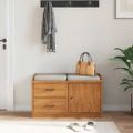 vidaXL Lavica do predsiene SANDNES 87x40x50 cm borovicový masív