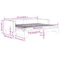 vidaXL Rozkladacia denná posteľ s matracmi bledosivá 90x190 cm látka