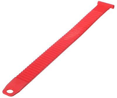 Upínací pásek pro nosič kol na tažné zařízení, délka 27cm, červený - náhradní díl SIXTOL