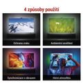 LED ambientné RGB osvetlenie GoSmart EMOS ZTV75 za TV 75" (189 cm)