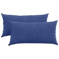 vidaXL Vankúše na pohovku 2 pcs Policajná modrá 80 x 40 cm