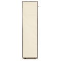 vidaXL Šatník s priehradkami a tyčami krémový látkový 150x45x175 cm