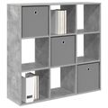 vidaXL Servírovacia skriňa Betónová šedá 102 x 31 x 99,5 cm