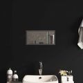 vidaXL Zrkadlo do kúpeľne s LED Priehľadná 40 x 20 cm tvrdené sklo