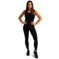 Dámske tielko Limitless Black - GymBeam, veľkosť S, veľkosť oblečenia S, 48% cotton, 47% viscose, 5% elastane