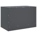 vidaXL TV skrinky 2 ks antracitové 67x39x44 cm oceľ
