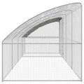 vidaXL Klietka pre sliepky 4 ks Strieborná 800 x 200 x 200 cm